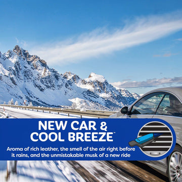 Air Freshener Vent Sticks New Car / Cool Breeze Scent 6 Pack - 0