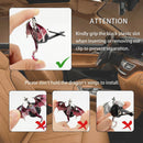 Bling Wyvern Car Air Freshener Vent Clips 2pcs Alloy Purple Enamel Dragon Vent Clips Car Accessories Refillable Car Diffuser with Felt Mads Coffee Fragrance Tablets-3