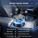 Car Air Freshener Car Diffuser with Smart Spray Modes (4 Settings) & Essential Oil Monitor 1600 Sprays USB-C Rechargeable Auto On/Off 2 Scents Refills Car Scent with Ambient Light-7