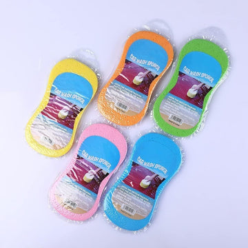 Car Wash Sponge, 3 Pack Extra Thick Large Colorful Cleaning Sponge Multi-Purpose for Bathroom Kitchen Bike Boat (Random 3-Color Mix) - 0