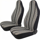 Baja Blanket Bucket Seat Cover for Car Truck Van SUV - Airbag Compatible (2PCS Black)-4