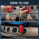 Car Air Freshener Diffuser Smart Car Aroma Diffuser Air Freshener Spray Automatic with 10PCS Cologne Aromatherapy Oil (red)-2