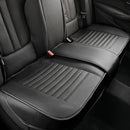 Back Seat Covers Rear Seat Cushions Auto Bench Protector with Breathable PU Leather and Non-Slip Bottom Universal for 4 Season (Black 61 x 20. 5)-1