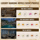 Car Air Freshener Hanging - 3-Pack Hotel Collection Car fresheners long lasting Inspired by Ritz-C Hotels Baccarat W Hotels.Car Air Freshener for Women and Men 0.27 FL OZ/8ML-4