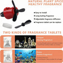 2Pcs Car Air Fresheners Cute Cartoon Mouse Pilot Men Women Car Perfume Rotating Propeller Automotive Air Outlet Fan Creative Diffuser Car Decoration (M.ickey+M.innie)-3