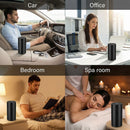Smart Car Air Freshener Rechargeable Car Air Freshener Diffuser with Starlight Projector & Atmosphere Light Adjustable Car Freshener with Ultrasonic Tech & Auto On/Off 50ml Perfume Included-6