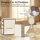 Premium Hanging Car Air Freshener Long Lasting Car Fresheners with Essential Oil Cars Diffuser for Men & Women | Non-Toxic | Cedar Mahogany | Adjustable Rope Diffusers for Cars Home Office-7