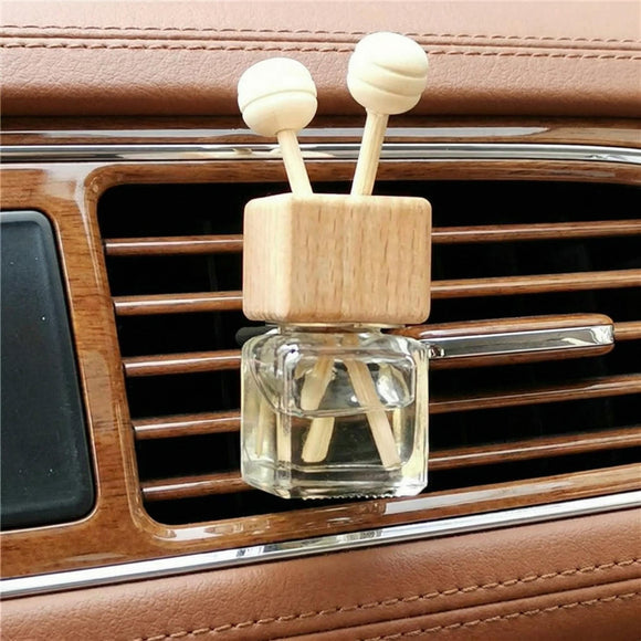 4 Packs Empty Essential Oil Diffuser Bottle Car Air Freshener Vent Clip Auto Perfume Diffuser Bottle Aromatherapy Fragrance Ornament Decor
