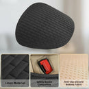 Black Back Seat Cover Rear Car Seat Cover for Cars Truck SUV Seat Covers with Storage Pocket Bottom Auto Seat Cushion Pad Mat for Most Vehicles-Black 1 Pcs-3