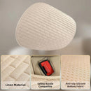 Beige Back Seat Cover Rear Car Seat Cover for Cars Truck SUV Seat Covers with Storage Pocket Bottom Auto Seat Cushion Pad Mat for Most Vehicles-Beige 1 Pcs-2