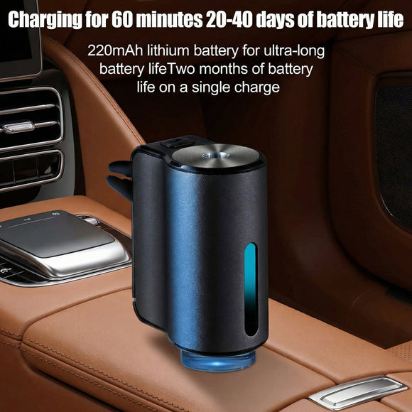 FeatWell Car Aromatherapy/Fragrance car Air fresheners/Humidifier Essential Oil Diffuser for Vehicle (Black)