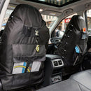 Waterproof Front Seat Covers High Back Seat Cover Bucket Seat Covers with Multi-Pockets for Semi Truck Cars Van SUV Pickup (Pack of 2)-3