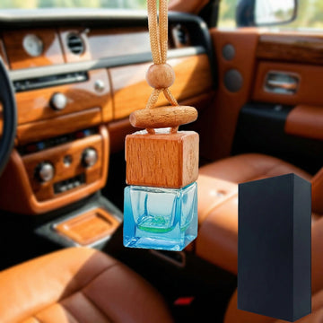 Car Air Freshener 8ml Nature Scents | 45-Days Long-Lasting Fragrance | Automotive Hanging Diffuser Bottles | Remove Auto Odor Fresh Air for Men Home Deodorizer (1pcs Sandalwood)