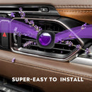 Car Air Freshener Vent Clips 8 Pack Provides Long-Lasting Scent Up to 240 Days Odor Eliminator (Lavender)-2