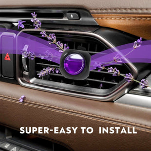 Car Air Freshener Vent Clips 8 Pack Provides Long-Lasting Scent Up to 240 Days Odor Eliminator (Lavender)