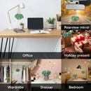 Handmade Crochet Car Air Freshener - Adorable Bendable Fern Plant with 8ml Empty Refillable Oil Diffuser Bottle Suitable for Car Rearview Mirror Hanging Home & Office Decor-5