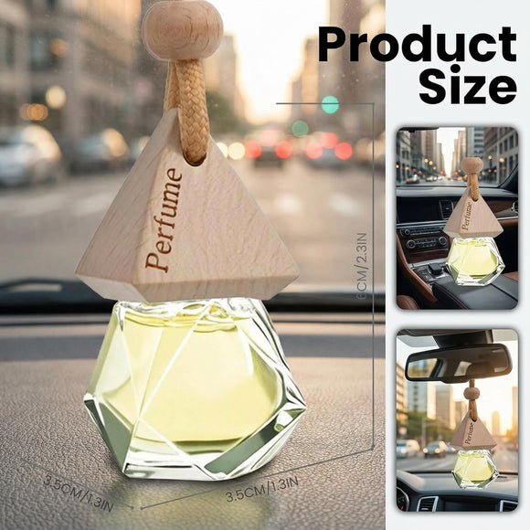 Car Air Freshener Hanging Diffuser Long-Lasting Essential Oil Scent (Up to 60 Days) Non-Toxic & Eco-Friendly 2-Pack Auto Fresheners Made in USA