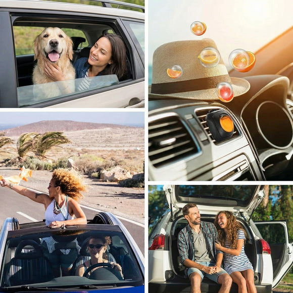 Car Air Fresheners 6 Pack Citrus Car Fresheners Vent Clips Long Lasting Air Freshener Car Refresher for Men Women