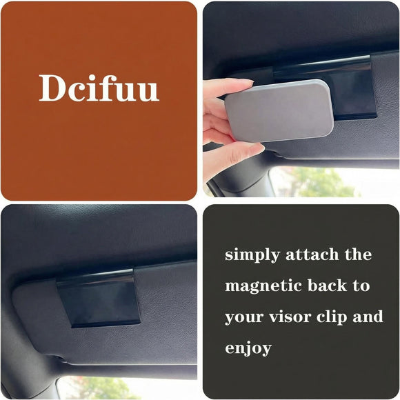 Amber Air Freshener Stone Scent Starter Kit Odor Eliminator - Car Visor Clip (Pack of 1 - Amber Scent)