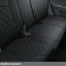 Fit Ram 1500 2019-2025 Crew Cab Rear Bench Seat Covers Waterproof Custom Fit Ram 4/6 Split Rear Flat Seats with Unremovable Middle Headrest-6