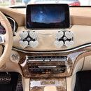 8 Pcs Bling Heart Air Vent Clips Crystal Car Fresheners Diffuser With Rhinestone Decoration Cute Interior Accessories for Women Girls (Silver)-4