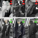 Seat Back Protector Preventing the Impact of Children Stepping on the Seat Backrest Beautiful appearance and easy to clean black (Black -2pcs)-4
