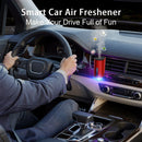 Car Air Freshener Diffuser Smart Aromatherapy Air Outlet Clip Long-Lasting Atomizer Rechargeable With 6pcs Aromatherapy Oil Red (6 Scents)-6