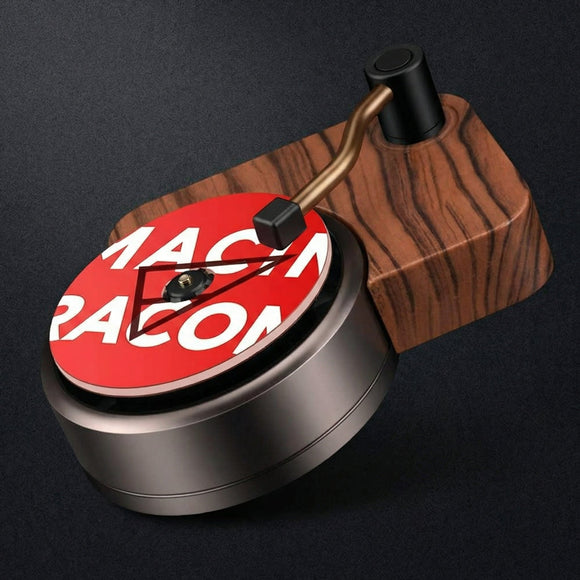 Car Air Freshener Phonograph Record Player Design Turntable Diffuser