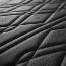 Leather Back Row Seat Covers Waterproof Rear Split Bench Car Seat Covers Vehicle Seat Cushion Cover Protector Universal Fit for Most Cars Sedan SUV Pickup Truck(Back Row/Black)-5