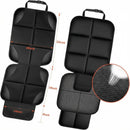 Car Seat Protector 1 Pack Car Seat Cushion Mat Thickest Padding Waterproof 600D Fabric Car Seat Covers for Non-Slip Backing Mesh Pockets for Baby and Pet (Black 1 Pack)-7