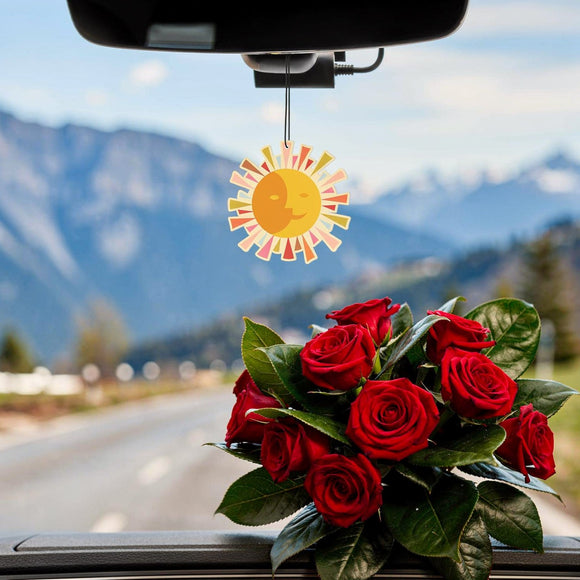 12 Pcs Car Air Fresheners Hanging Car Interior Accessories Boho Essential Oil Scented Diffusers Kawaii Auto Mirror Decor Vehicle Air Fresheners Gift for Women Men(Fresh)