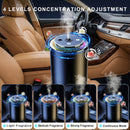 Smart Car Air Freshener Rechargeable Car Air Freshener Diffuser with Starlight Projector & Atmosphere Light Adjustable Car Freshener with Ultrasonic Tech & Auto On/Off 50ml Perfume Included-3