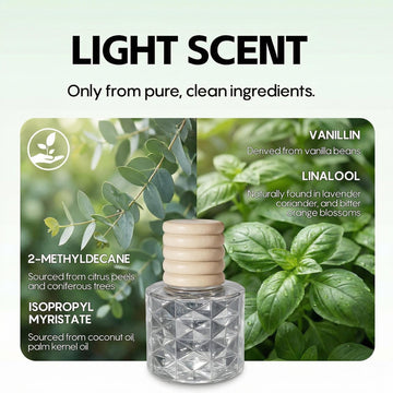 Veloz Hanging Car Air Freshener-Vanilla Cream Scent Long Lasting Essential Oil Car Diffuser without Methyl Carbitol&Hexylene Glycol - 0