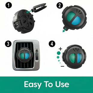 Mini Diffuser Car Air Fresheners Alpine Meadows / Summer Breeze Scent 2 Pack