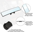 Car Rearview Mirrors, Shock Resistant Interior Clip-on Panoramic Rear View Mirror for Car, Wide Viewing Range, 12 inch HD Universal Use for Cars, SUVs, Trucks, Vehicles (White)-3