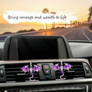 Bling Wyvern Car Air Freshener Vent Clips 2pcs Alloy Purple Enamel Dragon Vent Clips Car Accessories Refillable Car Diffuser with Felt Mads Coffee Fragrance Tablets-7