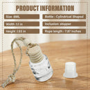 ESEWALAS 5PCs Hanging Car Air Freshener Empty Glass Perfume Bottlespendant Bottle Air Freshener Pendant-4
