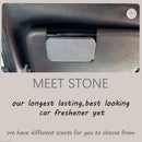 Car Air Freshener Stone Air Freshener Odor Eliminator Amber Scent Refill (1 Count (Pack of 3) NO clip included)-5