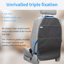 Car Seat Protector Large Kick Mat 2 Pack Durable Water Resistant Auto Seat Back Covers with 2 Mesh Pockets Protection Against Dust Mud Scratches (Black 2-Pack)-8