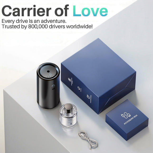 Smart Car Air Freshener Diffuser Car Diffuser Air Fresheners Long Lasting with 100ml Capacity Essential Oil Last 6 Months RGB Music Syncing Light Auto On/Off 5 Adjustable Car freshener Ocean