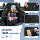 Car Backseat Organizer with table Tray 9 Storage Pockets Backseat Car Organizer with Tablet Holder Back seat Organizer for Kids Road Trip Essentials Travel (1Pack)-2