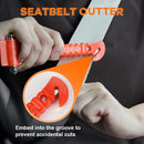 Car Safety Hammer Set of 2 Emergency Escape Tool Auto Car Window Glass Hammer Breaker and Seat Belt Cutter Escape 2-in-1 for Family Rescue & Auto Emergency Escape Tools-3