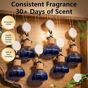 Car Air Freshener - Long Lasting Hotel Scent Perfume for a Refreshing Drive Car Air Freshener Eliminates Unpleasant Car Smells 1 Bottle of Car Fragrance Air Freshener - 0
