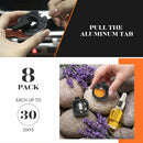 Car Air Freshener Vent Clips 8 PK 6 Hawaiian 2 New Car Car Fresheners for Men Women Up to 240 Days Natural Odor Eliminator-5