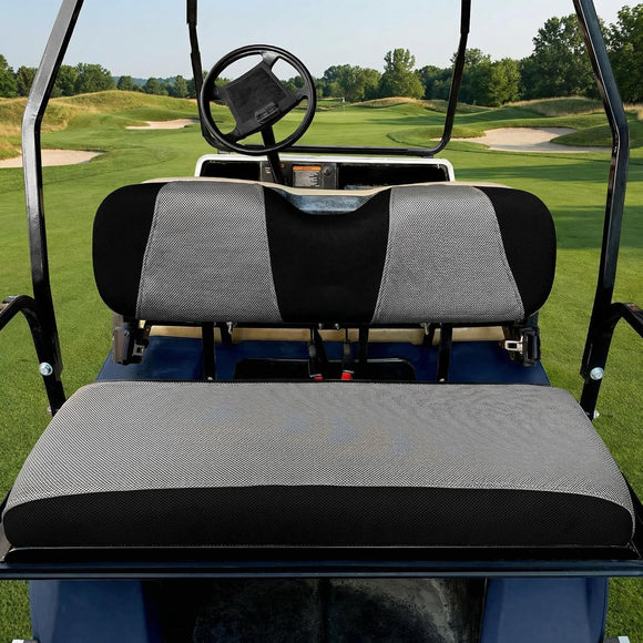Universal Golf Cart Rear Seat Cover Dress UP Older Golf Cart Durable Breathable Material Fit Like a Glove for Yamaha EZGO and Club Car Easy to Install