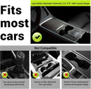 Car Cup Holder Tray -Expander- 3 in 1 Detachable Food Table Tray with Solid Base - Road Trip Essentials Accessories Gadgets - Fits Yeti, Hydro Flask 32/40 oz-3