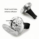 2PCS 30mm Car Aromatherapy Essential Oil Diffuser Stainless Steel Locket with Vent Clip 12 Felt Pads-7