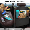 Premium Backseat Organizer for Kids 2 Pack Heavy Duty Waterproof and Stain Resistant Kick Mats Back Seat Protector Durable Backseat Car Organizer with Tablet Holder+Storage Pockets-4