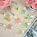8 Pack Car Hanging Plants Air Freshener for Women Long Lasting Funny Plant Car Mirror Accessories Little Scented Hanging Air Fresheners-4