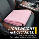 Back Seat Cover for Car Trucks Van SUV Waterproof Rear Bench Towel Seat Covers for Dogs and Kids Automotive Backseat Protector (Pink)-6